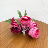 Modern Design Flower Bunches Two Tone