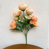 Modern Design Flower Bunches Two Tone