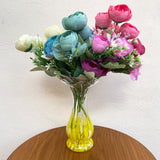 Modern Design Flower Bunches Two Tone
