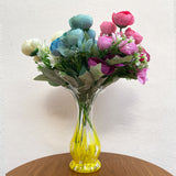 Modern Design Flower Bunches Two Tone