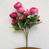 Modern Design Flower Bunches Two Tone