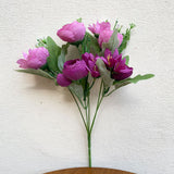Modern Design Flower Bunches Two Tone