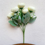 Modern Design Flower Bunches Two Tone