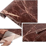 Premium Marble Sheet Sticker – Waterproof Self-Adhesive PVC Wallpaper (60x100/200cm) | Oilproof Kitchen Cabinet & Table Cover