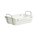 Stylish Tableware Elegant Silver & Golden Bread Serving Baskets – Rectangular & Oval Tableware Collection for Dining & Parties