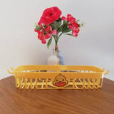 Yellow Duck Faucet Hanging Drain Rack – Sink Caddy Organizer for Kitchen & Bathroom