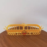 Yellow Duck Faucet Hanging Drain Rack – Sink Caddy Organizer for Kitchen & Bathroom