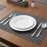 Assorted PVC Table Mats Grey (Pack of 6)