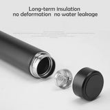 Temperature Display Vacuum Insulated Water Bottle 17oz,Thermo Flask Made of Premium Stainless Steel Coffee Cup, Smart Cup, Novelty Gift Mug, FDA Safty
