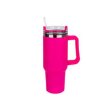 Hot/Cool Large Capacity Tumbler Stainless Steel Insulated Water Bottle With Straw - Leakproof, Vacuum-Sealed, 1200ml