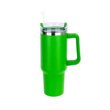 Hot/Cool Large Capacity Tumbler Stainless Steel Insulated Water Bottle With Straw - Leakproof, Vacuum-Sealed, 1200ml