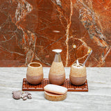 Antique Design Bathroom Set | Bathroom Accessories | Tumblers Set - 4 Pcs