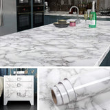 Premium Marble Sheet Sticker – Waterproof Self-Adhesive PVC Wallpaper (60x100/200cm) | Oilproof Kitchen Cabinet & Table Cover