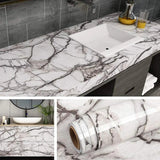 Premium Marble Sheet Sticker – Waterproof Self-Adhesive PVC Wallpaper (60x100/200cm) | Oilproof Kitchen Cabinet & Table Cover