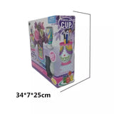 DIY Porcelain Cup Painting Kit for Kids – 9 Piece Creative Ceramic Mug Art & Craft Set