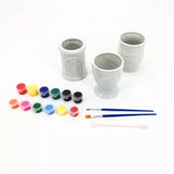DIY Porcelain Cup Painting Kit for Kids – 9 Piece Creative Ceramic Mug Art & Craft Set
