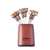 Cartoon Animal Fruit Fork Set with Storage Box – Stainless Steel Kids Dessert Toothpicks