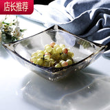 Elegant 7-Piece Crystal Glass Dessert & Salad Bowl Set – 1 Large + 6 Small Bowls