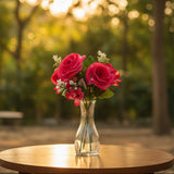 Luxury Mini Artificial Flower Bouquet – Home Decoration Accent