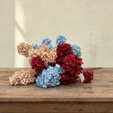 Luxury Artificial Velvet Flower Bunches – Elegant Vase & Home Décor Arrangement
