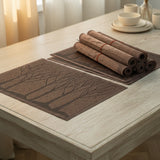 Assorted PVC Table Mats Grey (Pack of 6)