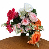 Luxury Mini Artificial Flower Bouquet – Home Decoration Accent