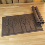 Assorted PVC Table Mats Grey (Pack of 6)