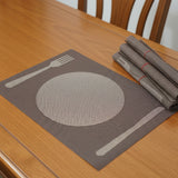 Assorted PVC Table Mats Grey (Pack of 6)