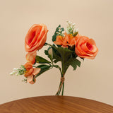 Luxury Mini Artificial Flower Bouquet – Home Decoration Accent