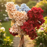 Luxury Artificial Velvet Flower Bunches – Elegant Vase & Home Décor Arrangement
