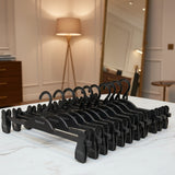 Multi-Functional Clips Hanger – Non-Slip Pants, Skirt & Trouser Organizer (Heavy Duty)