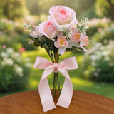 Luxury Mini Artificial Flower Bouquet – Home Decoration Accent