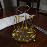 Glass Drying Rack Metal With Drainer Holder