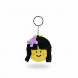 Handmade Fuzzy Mirror Keychain – Cute  Design Mini Pocket Mirror Keyring