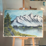 Serene Mountain Landscape Wall Art – Nature-Inspired Scenic Home Décor
