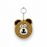 Handmade Fuzzy Mirror Keychain – Cute  Design Mini Pocket Mirror Keyring