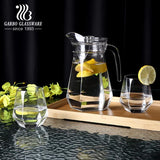 7-Piece Premium Glass Water & Juice Set | 1.3L Jug + 6 Tumblers (310ml) | Elegant Transparent Drinkware"