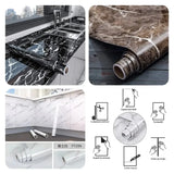 Premium Marble Sheet Sticker – Waterproof Self-Adhesive PVC Wallpaper (60x100/200cm) | Oilproof Kitchen Cabinet & Table Cover