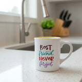 Friendship Quote Large Coffee Mug – Perfect Gift for Best Friends (Cute & Stylish)400ML