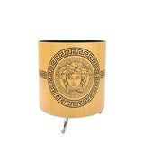 Luxury Versace Style Storage Basket with Tissue Box Holder Set – Premium Decorative Home Organizer