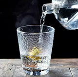Luxury Hammered Glassware Set – Stylish Textured Glasses for Water, Juice & Cocktails