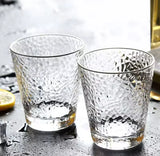 Luxury Hammered Glassware Set – Stylish Textured Glasses for Water, Juice & Cocktails