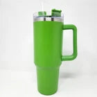Hot/Cool Large Capacity Tumbler Stainless Steel Insulated Water Bottle With Straw - Leakproof, Vacuum-Sealed, 1200ml