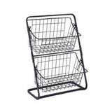 2-Tier Kitchen Spice Rack Organizer – Space-Saving Countertop Storage Shelf
