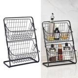 2-Tier Kitchen Spice Rack Organizer – Space-Saving Countertop Storage Shelf