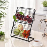 2-Tier Kitchen Spice Rack Organizer – Space-Saving Countertop Storage Shelf