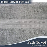 500 GSM Export Quality Zero Twist Bath Towel 1 Pc– Ultra Absorbent & Soft (27" x 55")