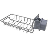 Dazzling Stainless Steel Kitchen Sink Faucet Rack Single Layer