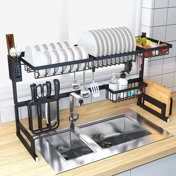 Stainless Steel Rustproof Kitchen Rack- 85 CM Large – livest.pk
