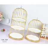 Nordic Style Bird Cage Dessert Serving Trays